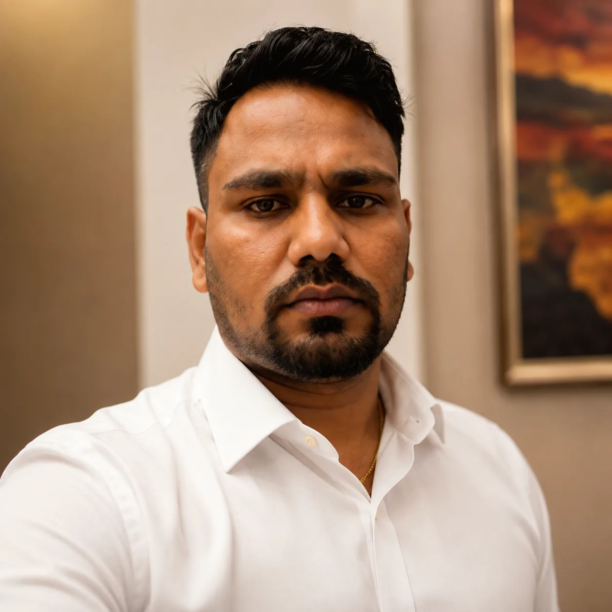 Surya Kant Jha, Chairman of The Holidays Group - Chairman profile portrait in a business setting