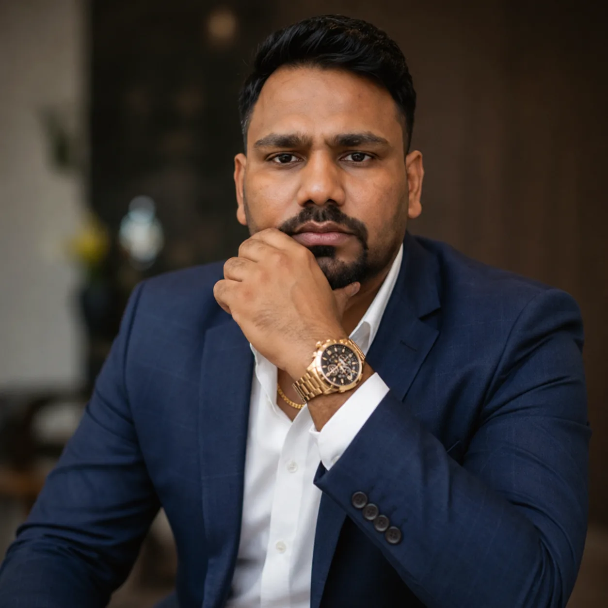 Surya Kant Jha, Chairman of The Holidays Group - Chairman corporate leadership portrait